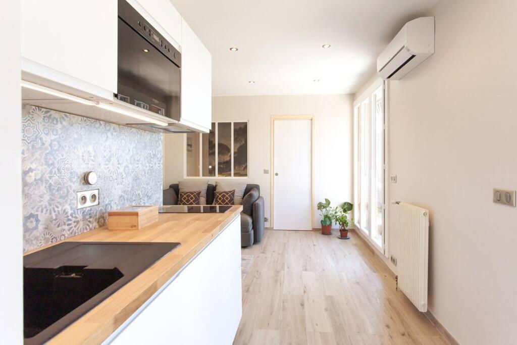 L36 Sea View Terrace 10Min Walking To Sea/Parking & Ac Leilighet Nice Eksteriør bilde