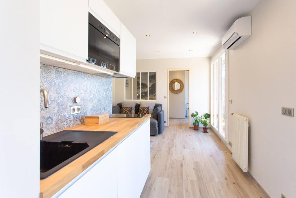L36 Sea View Terrace 10Min Walking To Sea/Parking & Ac Leilighet Nice Eksteriør bilde